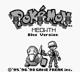 Pokemon Meowth (blue hack) Title Screen